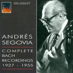 Andrés segovia. complete bach recordings