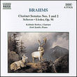 Sonata x clar n.1 op.120, n.2 op.12