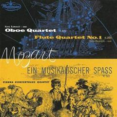 Mozart: oboe quartet in f. k. 370 flute quartet in d. k. 285 ein musik (limite