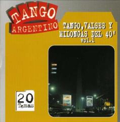 Tangos valses y milongas