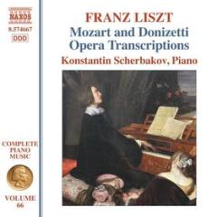 Complete piano music, vol. 66 - mozart and donizetti opera transcription