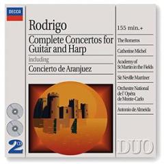 Complete concertos for guitar and harp.