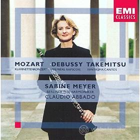 Mozart: klarinettenkonzert / debussy: premie're rapsodie / takemitsu: fantasma/cantos