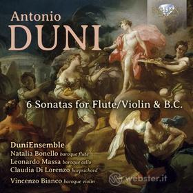 6 sonatas for flute/violin & b.c.