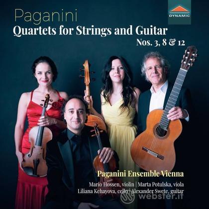 Quartets for strings and guitar nos. 3,8 & 12