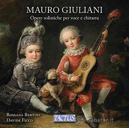 Opere solistiche per voce e chitarra