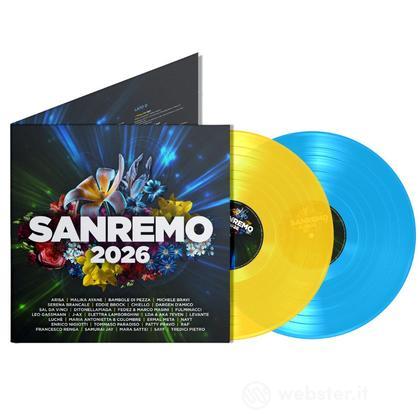 Sanremo 2026 2 lp giallo e blu trasparente - esclusiva discoteca laziale (Vinile)