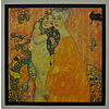 Gustav Klimt - Le amiche - Poster vintage originale anno 1992