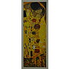 Gustav Klimt - Il bacio 1907 - Poster vintage originale anno 1992