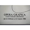 Joan Mirò - Opera grafica - Poster vintage originale anno 1984