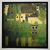 Gustav Klimt - Castello al lago Atter 1908 - Poster vintage originale anno 1996