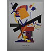 Kazimir Malevich - Suprematismo 1915 - Poster vintage originale anni '80