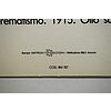 Kazimir Malevich - Suprematismo 1915 - Poster vintage originale anni '80