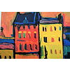 Vasilij Kandinskij - Houses in Monaco - Poster vintage originale anno 1993