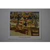 Vincent Van Gogh - Interno del ristorante Carrel ad Arles - Poster vintage originale anno 1999