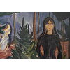 Edward Munch - Dance on the shore (The Linde Frieze) - Poster vintage originale anno 2000