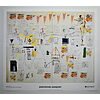 Jean-Michel Basquiat - Icarus Esso 1986 - Poster vintage originale anno 2002