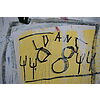 Jean-Michel Basquiat - Senza titolo 1981 (carro armato) - Poster vintage originale anno 2002