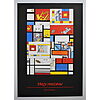 Pablo Echaurren - Krazy Mondrian - Poster vintage originale anno 1996