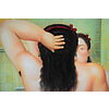 Fernando Botero - Il bagno 1989 - Poster vintage originale anno 1991