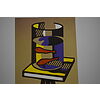 Roy Lichtenstein - Acquario dorato 1977 -Poster vintage originale anno 1998