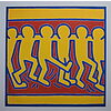 Keith Haring - Senza titolo #3 1988 - Poster vintage originale anno 1998