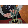 Henri Matisse - Fanciulla con tulipani 1910 - Poster vintage originale anno 1999