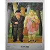 Fernando Botero - Una coppia - Poster vintage originale anno 1999