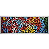 Keith Haring - Senza titolo 1987 - Poster vintage originale anno 1998