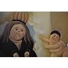 Fernando Botero - Massacro degli innocenti (dettaglio) 1967 - Poster vintage originale anno 1991 Galleria Brusberg Berlino 16/03/91 11/05/91