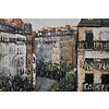 Maurice Utrillo - Rue Custine a Montmartre - Poster vintage originale anno 1999