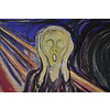 Edward Munch - L'urlo 1893 - Poster vintage originale anno 2000