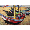 Vincent Van Gogh - Fishings boats on the beach at Saintes Maries de la mer 1888 - Poster vintage originale anno 1996