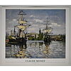 Claude Monet - The Sein at Rouen 1872 - Poster vintage originale anno 1996