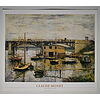 Claude Monet - The bridge at Argenteuil, grey weather - Poster vintage originale anno 1996