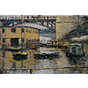 Claude Monet - The bridge at Argenteuil, grey weather - Poster vintage originale anno 1996