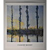 Claude Monet - Four trees 1891 - Poster vintage originale anno 1996