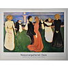 Edward Munch - Dance of life 1899-1900 - Poster vintage originale anno 2000