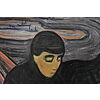 Edward Munch - Despair 1893-1894 - Poster vintage originale anno 2000