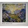 Edward Munch - The sun 1912 - Poster vintage originale anno 2000