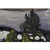 Edward Munch - Trainsmoke 1900 - Poster vintage originale anno 2000