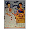 Frida Kahlo - Le due Fride 1939 - Poster vintage originale anno 1996