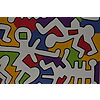 Keith Haring - Senza titolo (Palladium backdrop) 1985 - Poster vintage originale anno 1998
