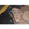 Gustav Klimt - Il bacio (particolare) - Poster vintage originale anno 1994