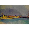 Raoul Dufy - La baie du Havre 1908 - Poster vintage originale anno 1999