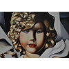 Tamara De Lempicka - Ritratto di madamoiselle Poum Rachou 1934 - Poster vintage originale anno 2004