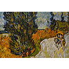 Vincent Van Gogh - Road with cypress and star 1890 - Poster vintage originale anno 1996