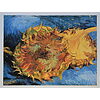 Vincent Van Gogh - Natura morta con due girasoli 1887 - Poster vintage originale anno 1996