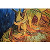 Vincent Van Gogh - Natura morta con due girasoli 1887 - Poster vintage originale anno 1996