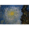 Vincent Van Gogh - Road with cypress and star 1890 - Poster vintage originale anno 1997